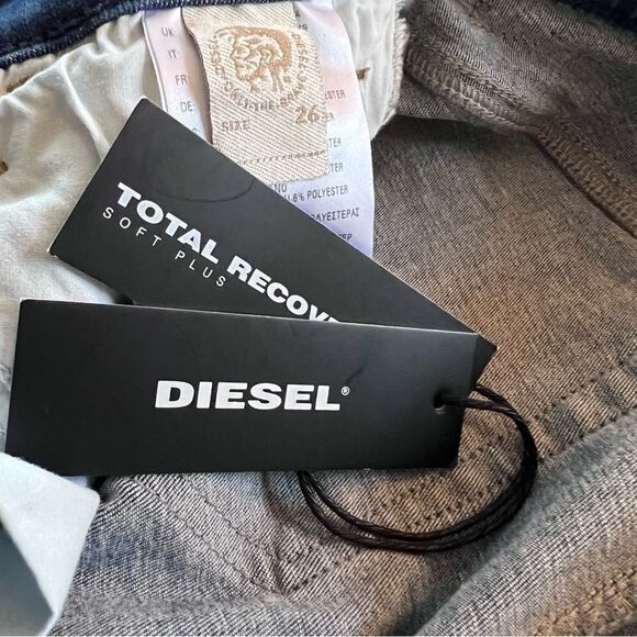 NWT Diesel Jeans Industrial Denim Blue Size 26 - Picture 5 of 7